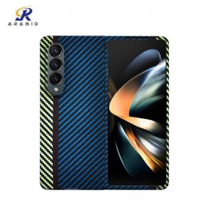 China Aramid Carbon Fiber Kevlar Cell Phone Case For Samsung Fold 4 on sale