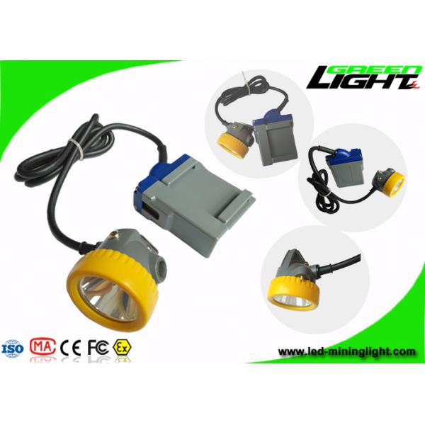 6.6Ah Li-ion Battery LED Mining Light 15000lux High Beam Corded Lamp Flame Resistant