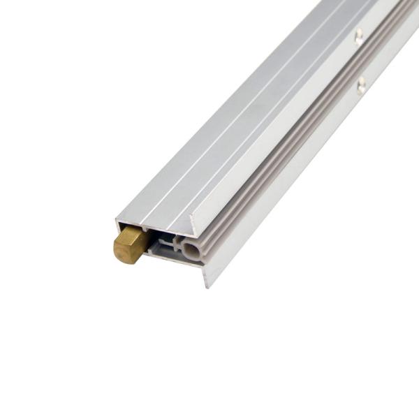 Concealed T Type Hidden Groove Automatic Drop Down Door Seal With Side Edge 1000mm