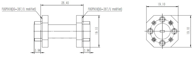 89-99GHz WR-10 WAVEGUIDE FILTER