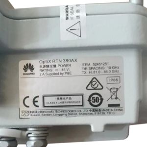 RTN380AX Wireless Transmission E-Band Microwave 71-86 GHz with Millimeter Wave