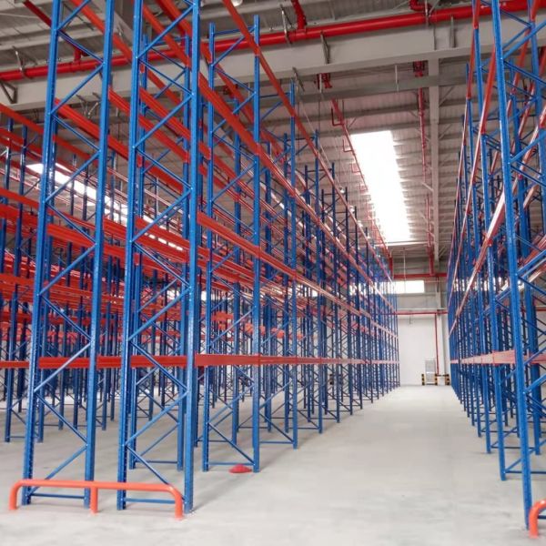 Powder Coated Heavy Duty Selective Pallet Racking with Customizable Dimensions and 4000kg/Layer Capacity