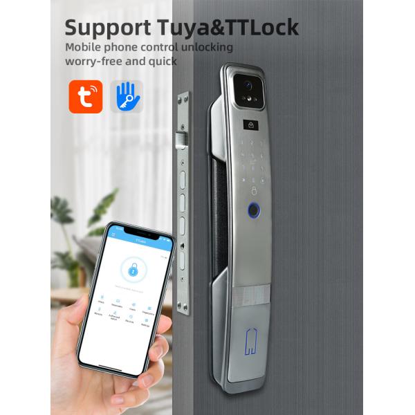 Smart Camera Door Lock Tuya Smart WiFi Digital Password Fingerprint Unlock