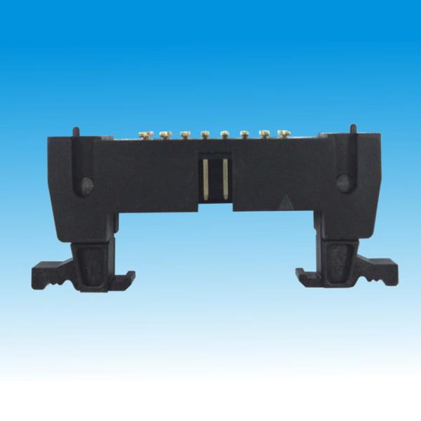 2.54mm Pitch Male Pin Header Connector SMT Short Latch Gold Flash Tray Packing