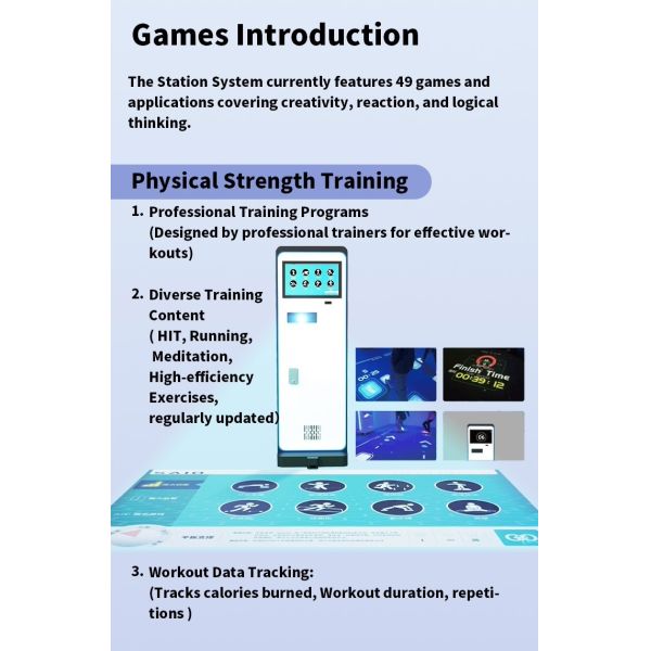 Commercial Arcade Fun Motion Portable Interactive Projection Unit Experience