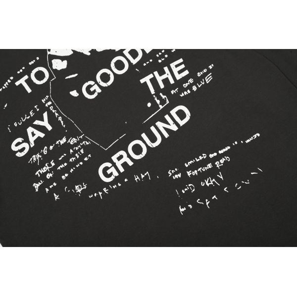 Factory Customized Cotton/Polyester 280g Washed Blank Vintage Breathable Rock Long Sleeve T-shirt Oversized Fit