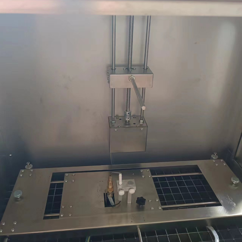 PLC Control ISO11925-2 Building Material Flammability Test Apparatus with 20 mm Flame Length for Fire Resistance Testing
