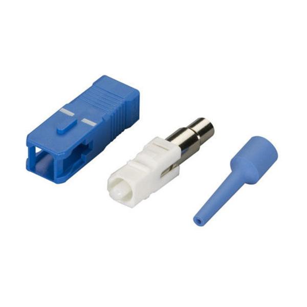 Green SC APC Fast Quick Optical Fiber Connector For Fiber Equipment
