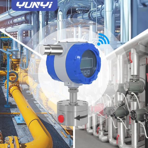 Yunyi Wireless Oval Gear Flow Meter for High Viscosity Liquid 500cP Flange Thread Installation