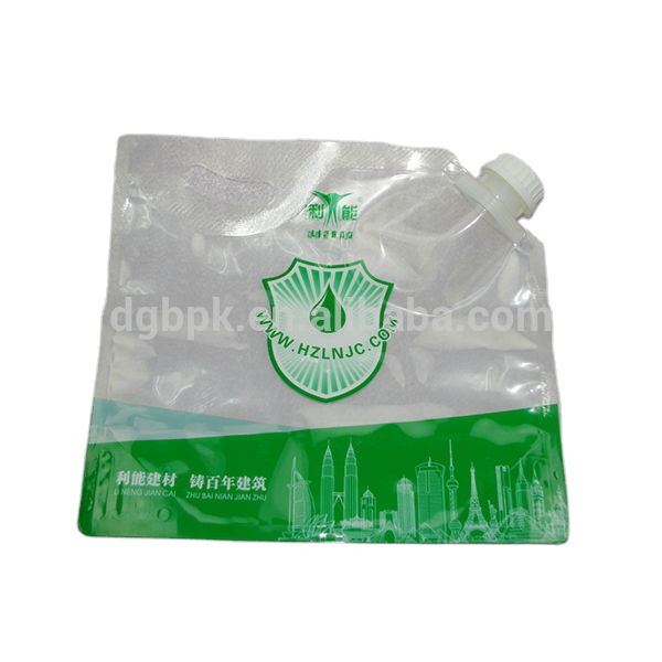 Leak-Proof Durable Liquid Pouch with Integrated Pour Spout for Easy Dispensing of Beverages, Sauces, and Automotive Fluids