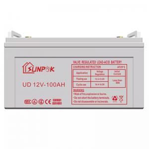 China Sunpok 12v gel deep cycle battery 50ah 100ah 120ah 150ah 200ah 300ah solar deep cycle battery on sale