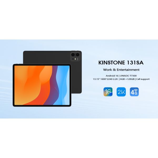 Kinstone 13.15 inch Andriod 16 Tablet PC 10000mAh, 4G Calling Tablet, 6GB+128GB