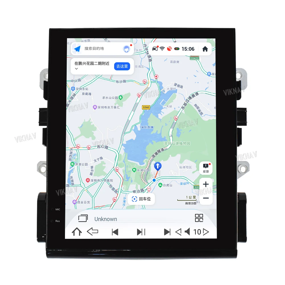 Viknav Car Radio For Porsche Macan (2010-2015) 10.4 inch Auto Vertical Screen Carplay GPS Navigation Multimedia Player