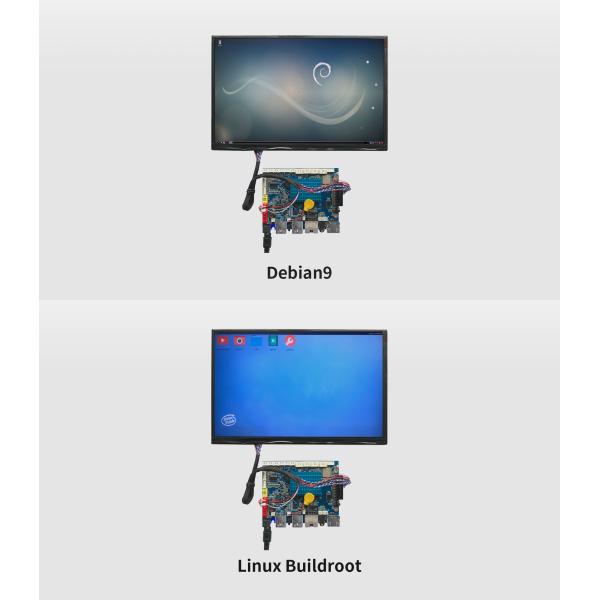 H-3399 Smart HMI Motherboard Quad Core Mali-T860 Standard 16GB EMMC 2 external USB3.0