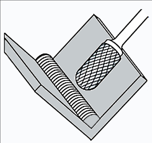 SC-5M YG8 Grade Tungsten Carbide Burr with Helical Flute Design for Precision Cast Iron Machining