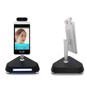 Android OS Face Recognition Temperature Kiosk Facial Temperature Scanner Kiosk