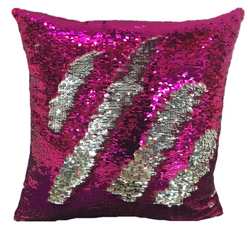 2020 Decorative Cushion Cover Linen Material Modern Printing blank sequin pillowcase for sublimation
