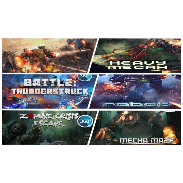 VR Temporal Warlord Ares Arena Equipped With Gatling Gun-shaped Dynamic Special Effects And Hydraulic Motion Platform