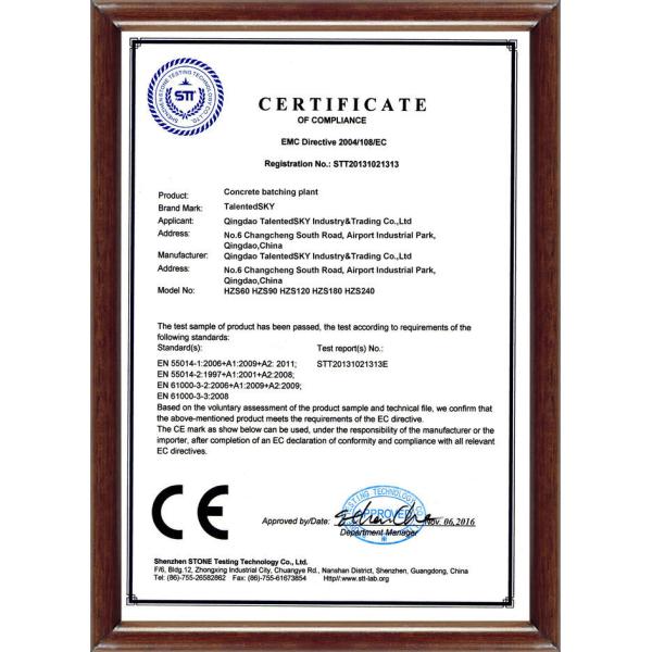 ISO TSKY Concrete Batching Plant Spare Parts