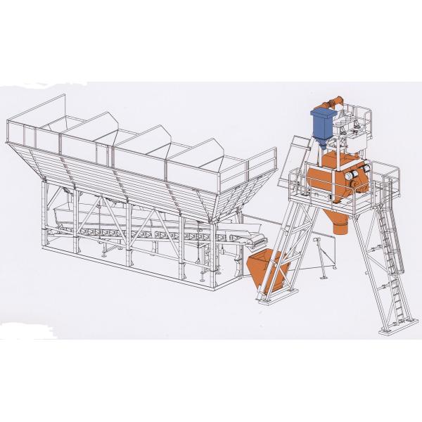 25m3/h HZS25 Ready Mixed Concrete Batching Plant