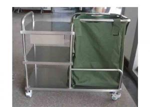 China Stainless Steel Dressing Trolley Push Cart Hospital Medical Trolley (ALS-MT14B) on sale