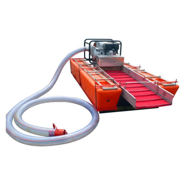 Pontoon Mini Gold Mining Dredger with Sand Suction Pump / Honda Engine