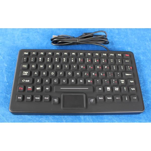 Flat Button Desktop Silicone Industrial Keyboard USB Or PS / 2 Available