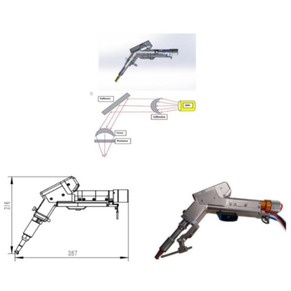 3000W Handheld Single Motor Laser Welding Machine for Welding Stainless Steel