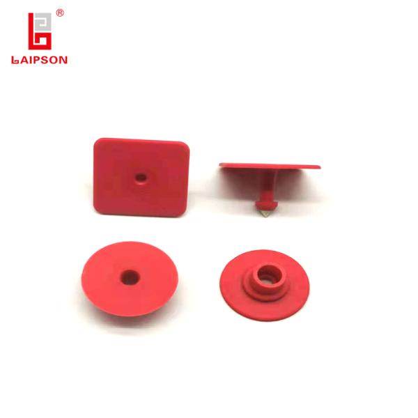 Visual Square Livestock Identification Tags , Ear Tagging In Animals 32*32mm