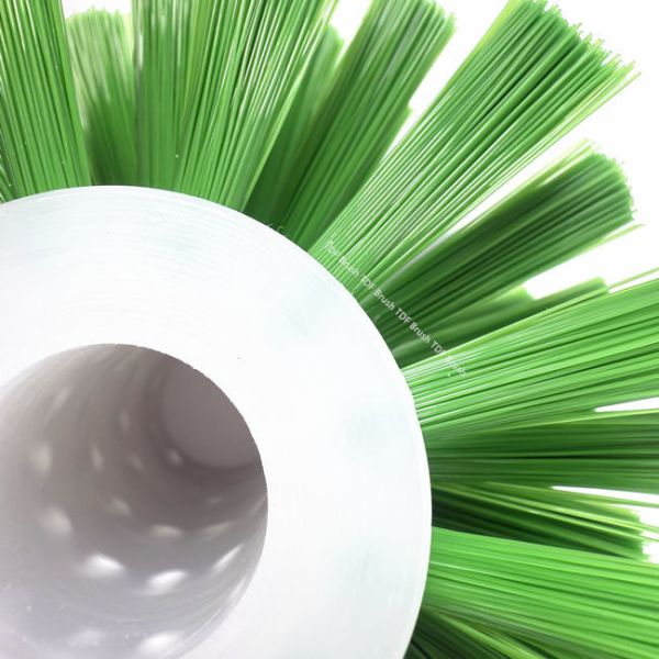 Industrial Green Nylon Roller Brush Customizable Size Durable Cleaning Tool