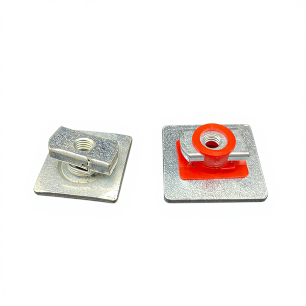 Zinc Plated Walraven Spring Nut with Washer