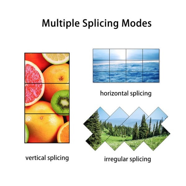 55 Onch 4*4 Indoor 4K Spliced Video Wall | OEM Digital Poster Controller with Animated Graphic Function