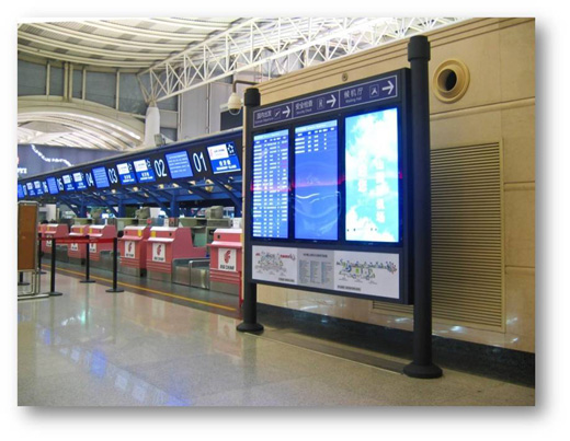 17inch Vertical LCD Display for Video , Audio , Photo Player