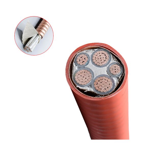 Custom Fire Proof Wire Low Voltage PVC Jacket Bare Copper Mineral Insulated Cable