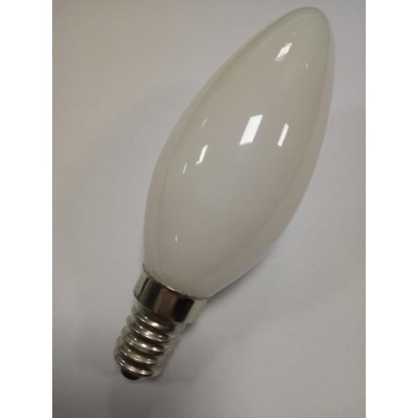 white LED candelabra bulb light E12/E14 dimmable warm white Opal