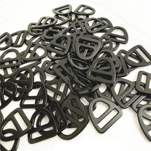 Metal Slide Safety Harness Release Matt Black D ring Buckle Metal Loop For Bag 20mm 25mm