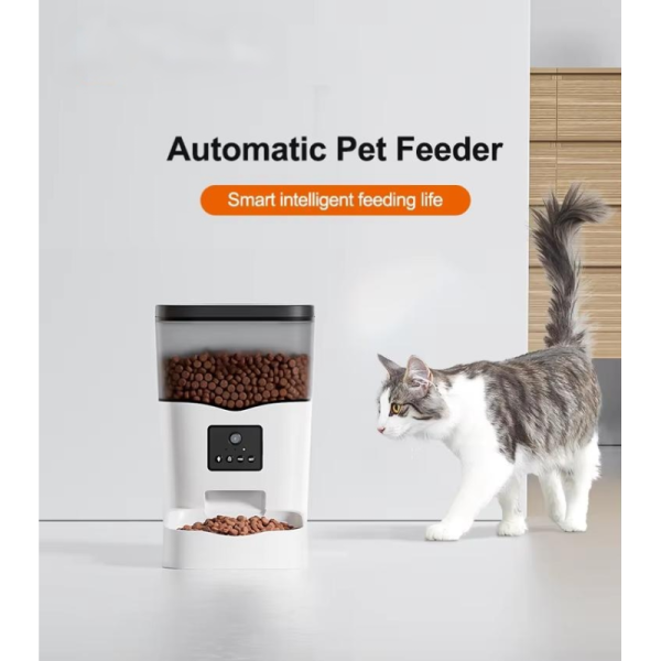 Customizable 3L Intelligent Automatic Eco-Friendly Plastic Waterproof IPX5 Pet Feeder Modern Timed Quantitative Dog/Cat Food