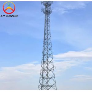 China 40m 4 Legged Wireless Self Supporting Wifi Antenna Angle Steel Communication Tower on sale