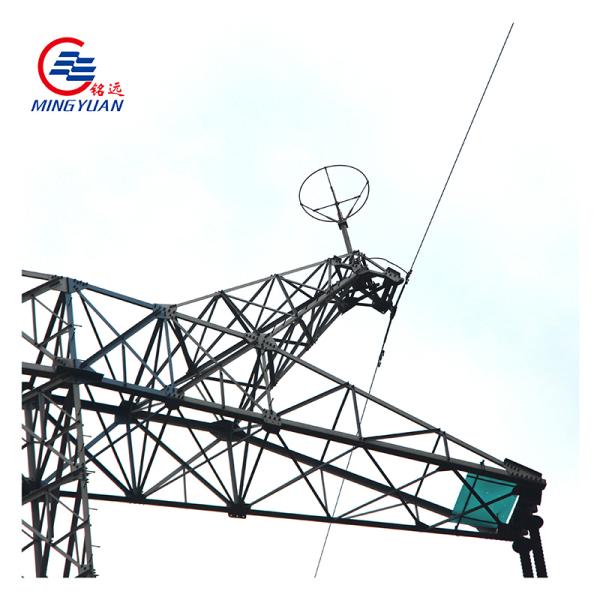 138kv Electric Transmission Tower Galvanized Hot Dip Self Supporting For Electric