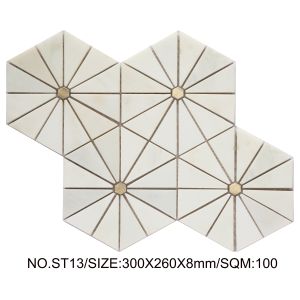 Wholesale Waterproof Beige 300x260mm Natural Stone Mosaic For Building and Swimming Pool from china suppliers