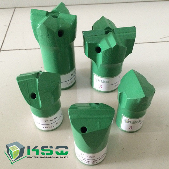 Oblique Chipways Chisel Drill Bit For Small Hole Drilling Operation Tapered with 7/11/12 degree