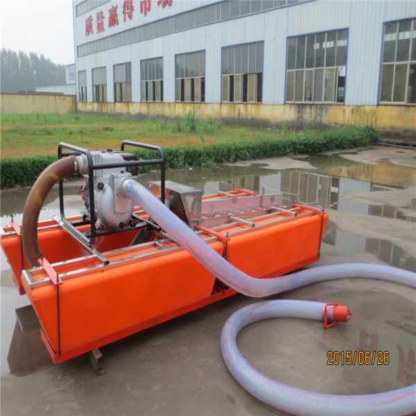Portable Diesel Mini Dredger 33 Sqm/H 1.5m Dredging Depth For Gold Mining