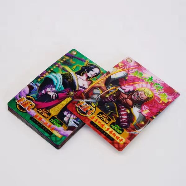 Matte Finish Lenticular 3D Card PET Souvenir Card With Glossy Lamination