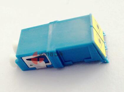 Single-mode Simplex Fiber Optic Adapter LC/APC, Green LC Fiber Optic Coupler
