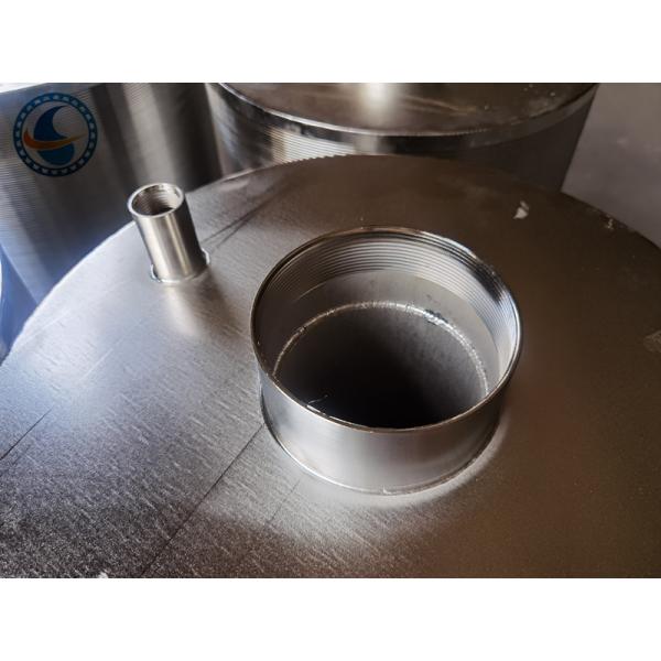 Slotted Cylindrical Wedge Wire Filter Basket Strainer 316l Stainless Steel