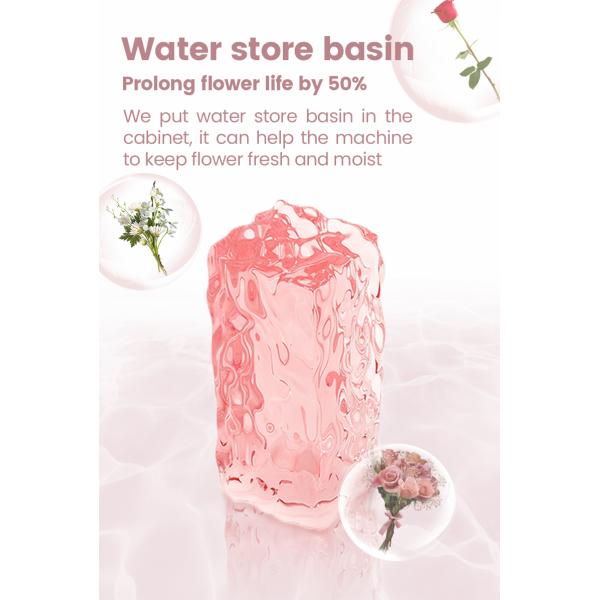 Refrigerator Combo Fresh Flower Vending Machine With Locker For Self Service Flower Store