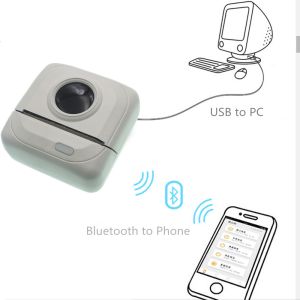 USB Ports 58mm Barcode Label Printer Supports ESC / POS Easy Operating