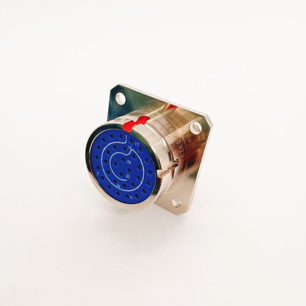 Circular Connector Y3A-1832ZK10 32 Pin Socket Bayonet Flange Mount Connector