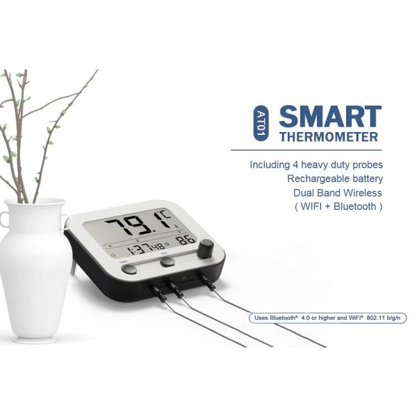 Wifi Bluetooth digital kitchen thermometer / Digital oven Thermometer 140 x 122 x 41.5mm