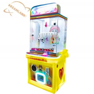 Wholesale Dreamland Mini Coin Operated Cheap Amusement Gift Game Machine Children Clip Sticker Card Clamp Machine from china suppliers